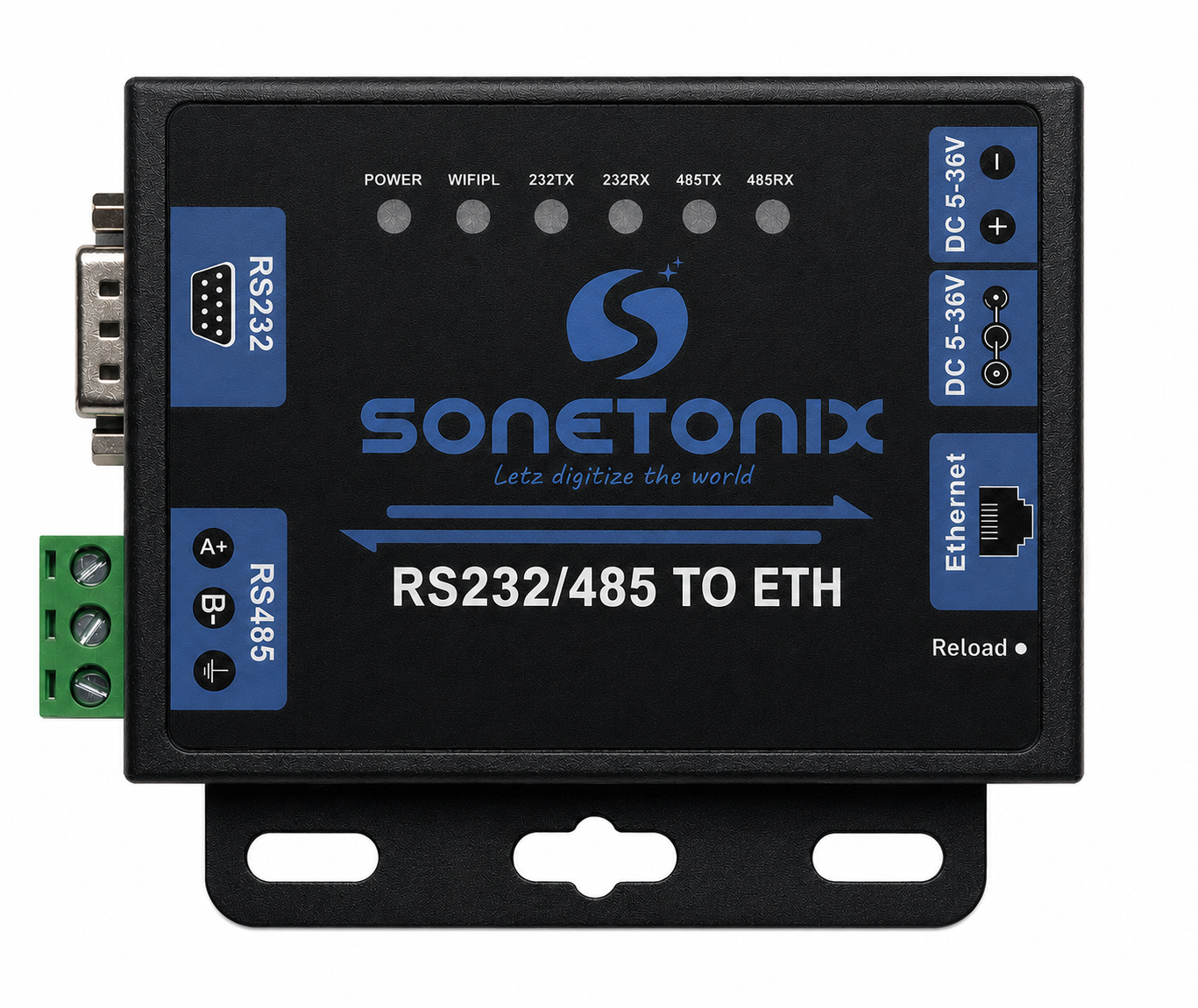 Converter - Ethernet(LAN) to Serial RS-232/S-NET signal 